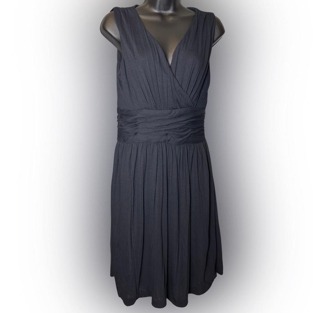 Coldwater Creek Charcoal Midi Dress
